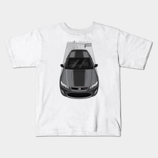 Ford Falcon GT-F 351 - Grey - Black Stripe Kids T-Shirt